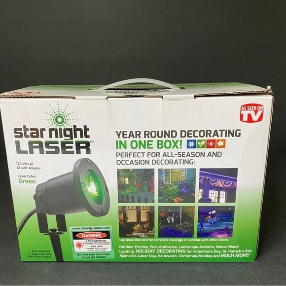 STAR night laser, year-Round lighting, as seen on TV - Picture 3 of 11